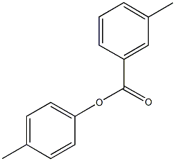 4-methylphenyl3-methylbenzoate Structure