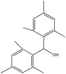 dimesitylmethanol 化学構造式