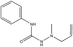 2-allyl-2-methyl-N-phenylhydrazinecarboxamide 化学構造式