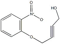 4-{2-nitrophenoxy}-2-butyn-1-ol 结构式
