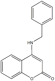4-(benzylamino)-2H-chromen-2-one Struktur