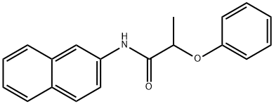 N-(2-naphthyl)-2-phenoxypropanamide Structure