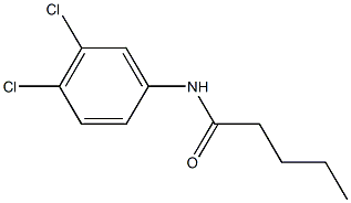 N-(3,4-dichlorophenyl)pentanamide,2150-96-1,结构式