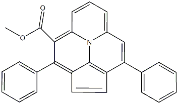 methyl 5,8-diphenylcyclopenta[ij]pyrido[2,1,6-de]quinolizine-4-carboxylate,21533-74-4,结构式