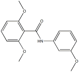 2,6-dimethoxy-N-(3-methoxyphenyl)benzamide,21875-41-2,结构式