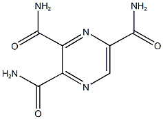 2,3,5-pyrazinetricarboxamide Structure
