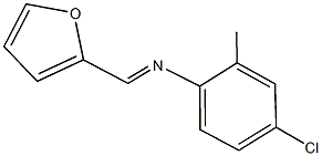 N-(4-chloro-2-methylphenyl)-N-(2-furylmethylene)amine,220587-37-1,结构式