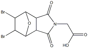 220800-60-2 (8,9-dibromo-3,5-dioxo-10-oxa-4-azatricyclo[5.2.1.0~2,6~]dec-4-yl)acetic acid