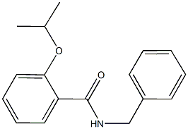 N-benzyl-2-isopropoxybenzamide Structure