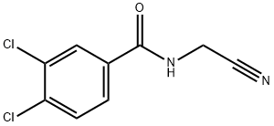 3,4-dichloro-N-(cyanomethyl)benzamide Structure