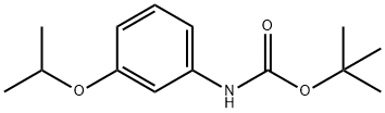 tert-butyl 3-isopropoxyphenylcarbamate 结构式