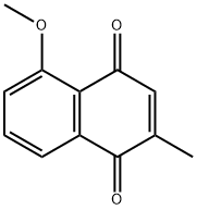 5-methoxy-2-methylnaphthoquinone Struktur