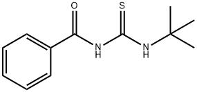 N-benzoyl-N'-tert-butylthiourea Struktur