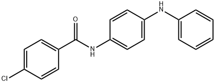 N-(4-anilinophenyl)-4-chlorobenzamide Structure