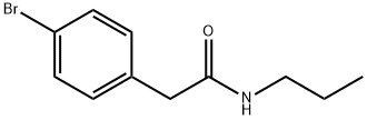 2-(4-bromophenyl)-N-propylacetamide Structure