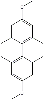 4,4'-dimethoxy-2,2',6,6'-tetramethyl-1,1'-biphenyl Structure