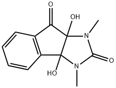 3a,8a-dihydroxy-1,3-dimethyl-1,3,3a,8a-tetrahydroindeno[1,2-d]imidazole-2,8-dione Structure