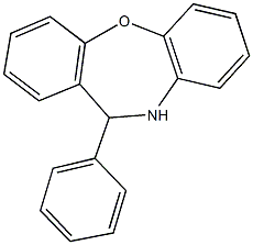 11-phenyl-10,11-dihydrodibenzo[b,f][1,4]oxazepine Struktur