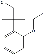 2-(2-chloro-1,1-dimethylethyl)phenyl ethyl ether Structure