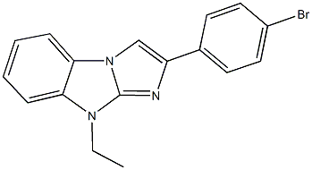 2-(4-bromophenyl)-9-ethyl-9H-imidazo[1,2-a]benzimidazole,22492-30-4,结构式