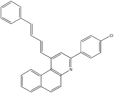 22613-80-5 3-(4-chlorophenyl)-1-(4-phenyl-1,3-butadienyl)benzo[f]quinoline