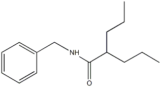 N-benzyl-2-propylpentanamide Structure