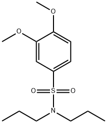 3,4-dimethoxy-N,N-dipropylbenzenesulfonamide,226544-92-9,结构式