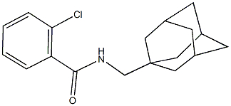 N-(1-adamantylmethyl)-2-chlorobenzamide Structure