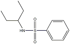 N-(1-ethylpropyl)benzenesulfonamide Structure