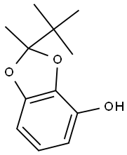 2-tert-butyl-2-methyl-1,3-benzodioxol-4-ol Structure