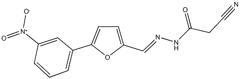 2-cyano-N'-[(5-{3-nitrophenyl}-2-furyl)methylene]acetohydrazide|