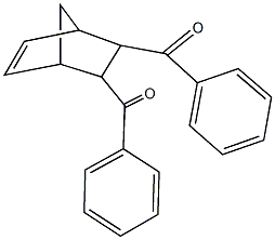(3-benzoylbicyclo[2.2.1]hept-5-en-2-yl)(phenyl)methanone Struktur