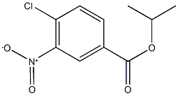 isopropyl 4-chloro-3-nitrobenzoate 结构式