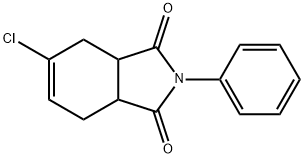 5-chloro-2-phenyl-3a,4,7,7a-tetrahydro-1H-isoindole-1,3(2H)-dione,22931-37-9,结构式