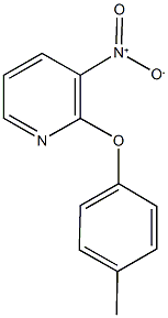 3-nitro-2-(4-methylphenoxy)pyridine,229620-53-5,结构式