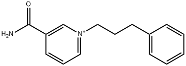 3-(aminocarbonyl)-1-(3-phenylpropyl)pyridinium Structure