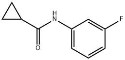 N-(3-fluorophenyl)cyclopropanecarboxamide Struktur