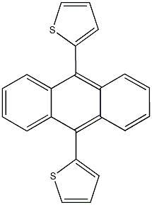 2-[10-(2-thienyl)-9-anthryl]thiophene Structure