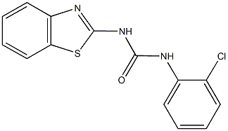 N-(1,3-benzothiazol-2-yl)-N'-(2-chlorophenyl)urea Structure