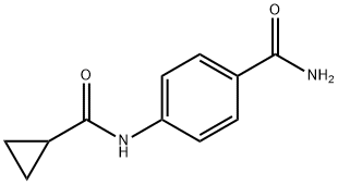 4-[(cyclopropylcarbonyl)amino]benzamide Structure