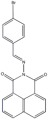 2-[(4-bromobenzylidene)amino]-1H-benzo[de]isoquinoline-1,3(2H)-dione|