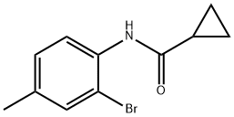 N-(2-bromo-4-methylphenyl)cyclopropanecarboxamide Structure