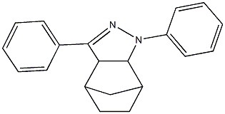 3,5-diphenyl-3,4-diazatricyclo[5.2.1.0~2,6~]dec-4-ene Structure