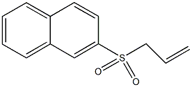 2-(allylsulfonyl)naphthalene Structure