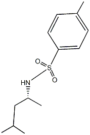 N-(1,3-dimethylbutyl)-4-methylbenzenesulfonamide Struktur