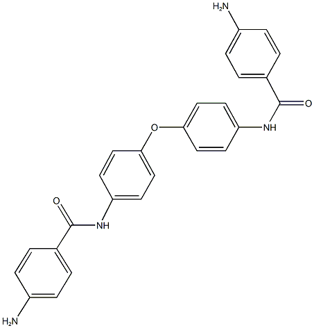 4-amino-N-(4-{4-[(4-aminobenzoyl)amino]phenoxy}phenyl)benzamide Structure