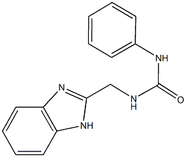 N-(1H-benzimidazol-2-ylmethyl)-N'-phenylurea Struktur