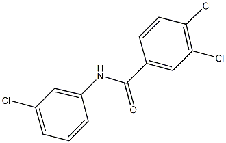 3,4-dichloro-N-(3-chlorophenyl)benzamide Structure