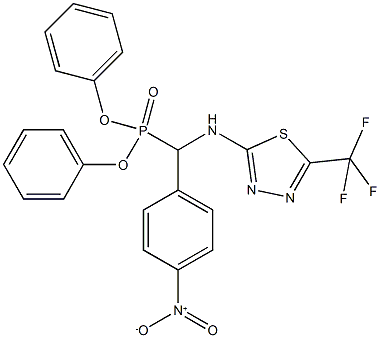 245526-99-2 diphenyl {4-nitrophenyl}{[5-(trifluoromethyl)-1,3,4-thiadiazol-2-yl]amino}methylphosphonate