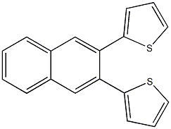 2-[3-(2-thienyl)-2-naphthyl]thiophene Structure